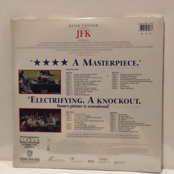 Warner Home Video JFK Laser Discs. - Picture 3 of 4